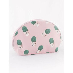 Kosmetická taška s kaktusy růžové a zelené barvy jedna velikost