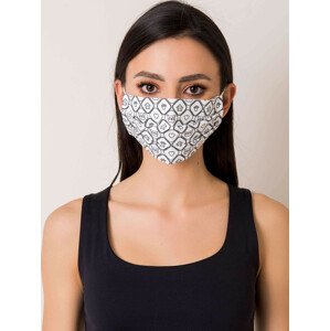 Opakovaně použitelná ochranná maska s potiskem bílá jedna velikost