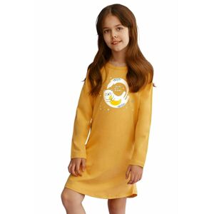 Dívčí košilka Sarah žlutá s kočičkou  116