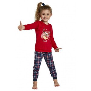 Dívčí pyžamo 594/130 Reindeer - CORNETTE červená 86/92