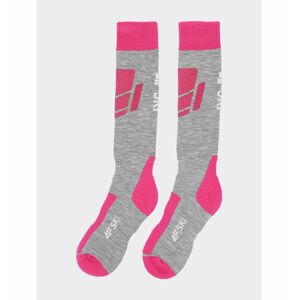 Dětské lyžařské ponožky GIRL'S SKI SOCKS JSODN001 FW21 - 4F 33-35