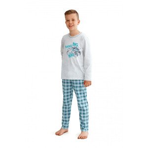Chlapecké pyžamo 2650 grey - TARO šedá 116