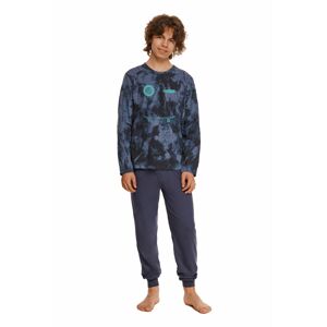 Chlapecké pyžamo 2655 - TARO tmavě modrá 158