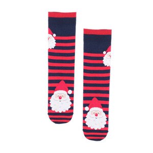 Pánské sváteční vzorované ponožky Námořnictvo 45-47