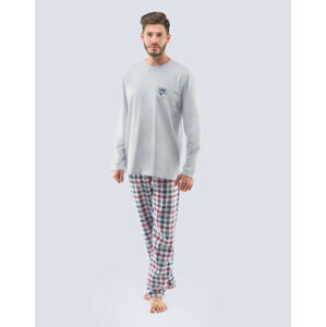 Pánské pyžamo Gino šedé (79109) XL