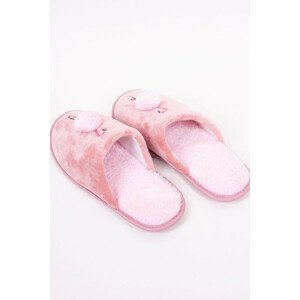 Dámské papuče s plameňákem OKL-0028 Růžová 40-41