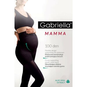 Těhotenské punčocháče 174 Mamma nero - GABRIELLA černá 4