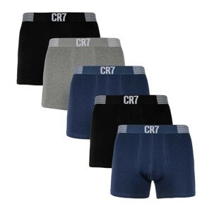 5PACK pánské boxerky CR7 vícebarevné (8106-49-2405) XL