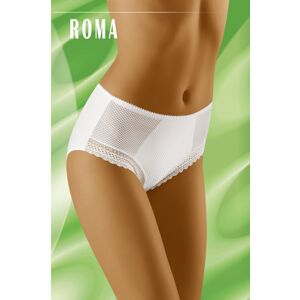 Dámské kalhotky Roma white - WOLBAR Bílá XL