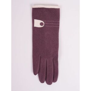 Dámské rukavice RS-042 BORDO MELANGE 24
