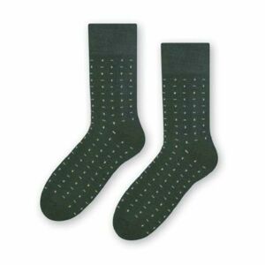 Ponožky k obleku - se vzorem 056 zelená 39-41