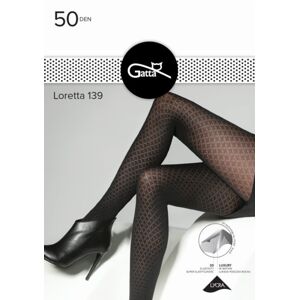 Dámské punčochové kalhoty LORETTA - Mikrovlákno 139-5 nero 5-XL