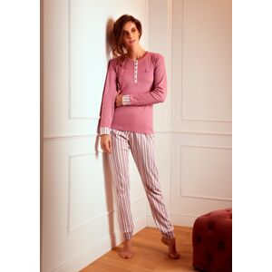 Dámské pyžamo Cotonella DDC490 L Stará růžová1