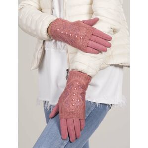 Elegantní dámské pětiprsté rukavice z pravé kůže nejvyšší kvality.  <p><strong>Složení materiálu: 100% přírodní kůže. 7