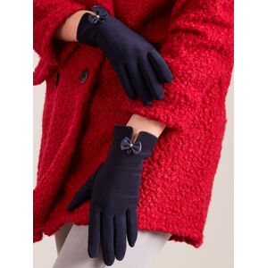 Elegantní dámské pětiprsté rukavice z vlny .   <p><strong>Složení tkaniny: 35 % vlna 65 % akryl . 8