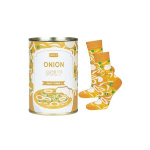Ponožky Soxo - Onion Soup (Cibulová polévka) Žlutá 35-40