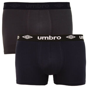 2PACK pánské boxerky Umbro vícebarevné (UMUM0306 A) XL
