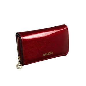 BADURA Červená dámská peněženka z pravé kůže jedna velikost