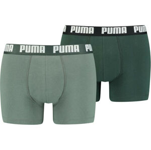 2PACK pánské boxerky Puma khaki (521015001 303) XXL