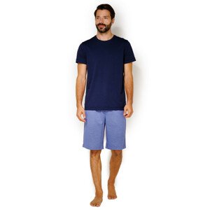 Pánské pyžamo 500001-407 - Jockey tm.modrá XL