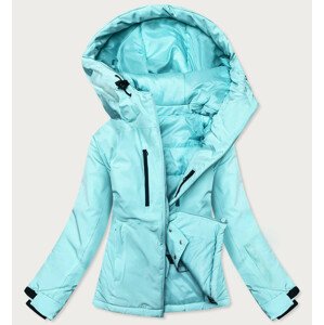 Světle modrá dámská zimní lyžařská bunda (HH012-41) Modrá L (40)