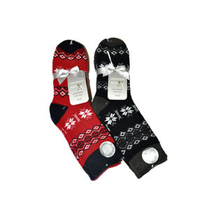 Dámské ponožky WiK 38916 Thermal Sox A'2 czerwony-granatowy 35-38