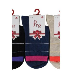 Dámské bavlněné ponožky 25620 směs barev 36-40