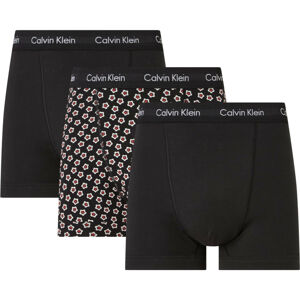 3PACK pánské boxerky Calvin Klein černé (NB3055A-X1L)