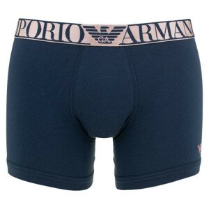 Pánské boxerky 110818  1A512 - 00135 - Modro-růžové - Emporio Armani modrá a růžová XL