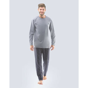 Pánské pyžamo Gino šedé (79107) XL
