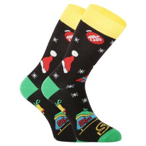 Veselé ponožky Styx vysoké vánoce (H1258) M