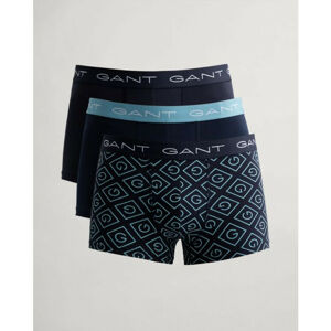 3PACK pánské boxerky Gant modré (902133003-433) XL