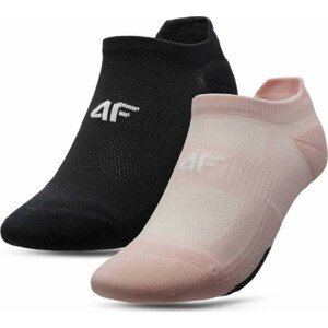Dámské ponožky 4F H4L21-SOD004 růžové_černé
