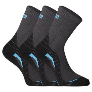 3PACK ponožky VoXX tmavě šedé (Trim) 35-38