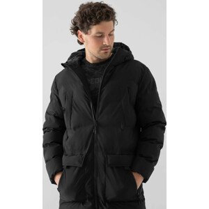 Pánský prošívaný kabát 4F H4Z21-KUMP008 černý XL