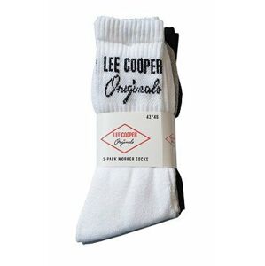 Pánské ponožky Originals 37955 Worker Frotte 3pack - Lee Cooper černá/šedá/bílá 43-46