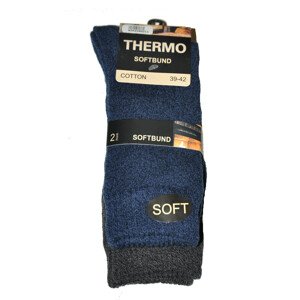 Pánské ponožky WiK 23402 Thermo Softbund černá melanž 43-46