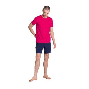 Pánské pyžamo 38872 Leaf pink - HENDERSON XL