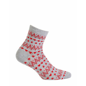 Dámské sváteční vzorované ponožky ceylan 36-38