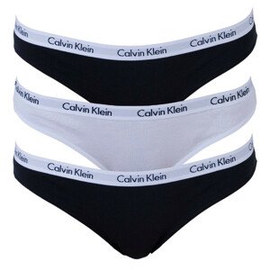 3PACK dámská tanga Calvin Klein vícebarevná (QD3587E-WZB) S