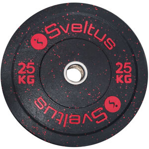 Cvičební pomůcky Olympic disc bumper 25 kg x1  - Sveltus