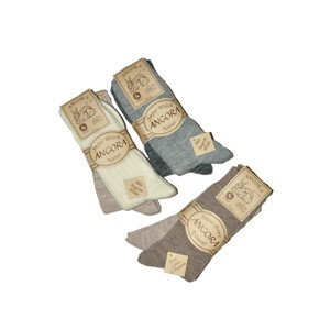 Pánské ponožky Ulpio Angora art.7402 43-46 A'2 světle šedá - tmavě šedá 43-46
