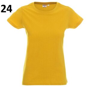 Dámské tričko 22160 - PROMOSTARS světle žlutá XS