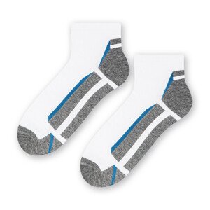 Pánské vzorované ponožky 054 M.J.šedá 38-40