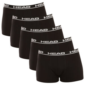 5PACK pánské boxerky HEAD černé (701203974 010) XL