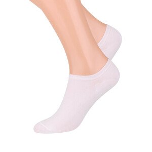 Pánské kotníčkové ponožky Steven 007 Bílá 35-37