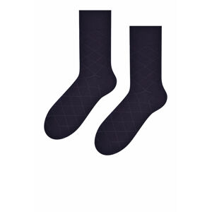 Pánské ponožky Steven 056-104 černá 45-47