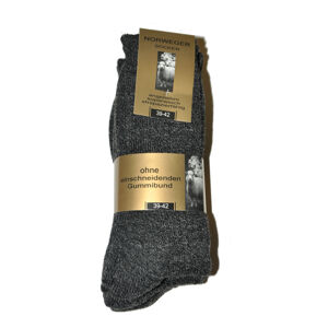 Pánské ponožky 20310 Norweger Socken 3ks - WiK tmavě šedá 43-46