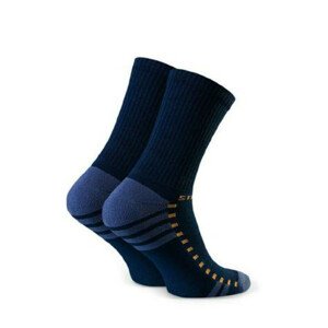 Pánské polofroté sportovní ponožky 047 Modrá 41-43