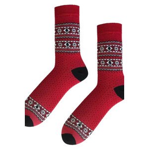 Dámské vánoční ponožky Červená 35-37